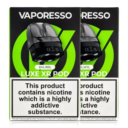 Luxe XR 2ml Pods By Vaporesso 2 Pack - Size#MTL>DTL>RDL