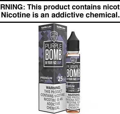 PURPLE BOMB BY VGOD SALT 30ML - Vapejuice