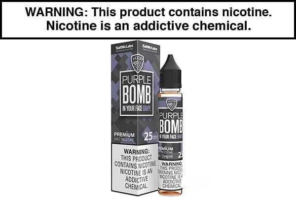 PURPLE BOMB BY VGOD SALT 30ML - Vapejuice