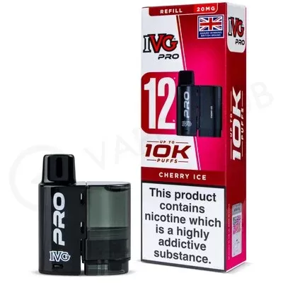 Cherry Ice IVG Pro 12 Refill Pack - Ecigpremium