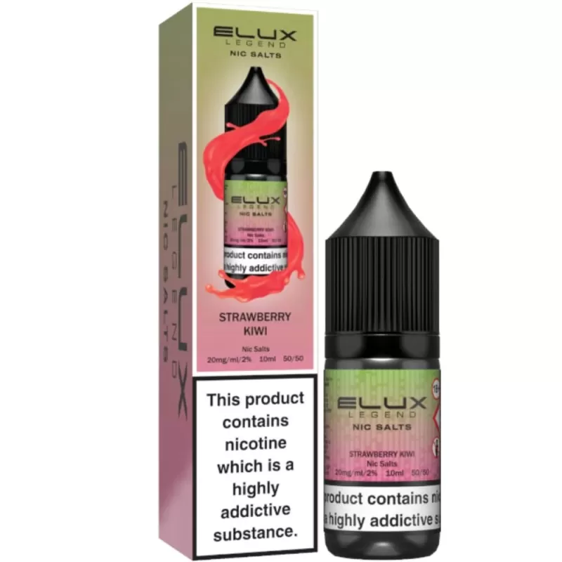 Strawberry Kiwi Nic Salt E-Liquid Legend Series by ELUX (10ml) - 20mg