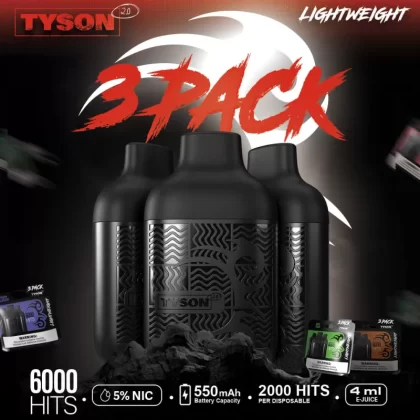 Tyson 2.0 Lightweight 6K Puff Disposable Device