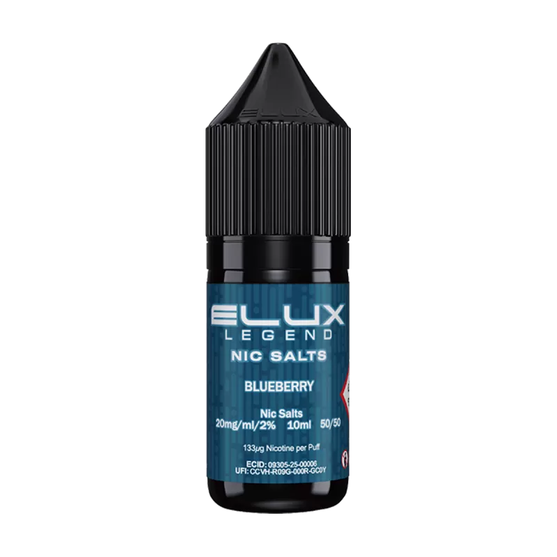 Blueberry Nic Salt by Elux 10ml - 10mg - Vape Product