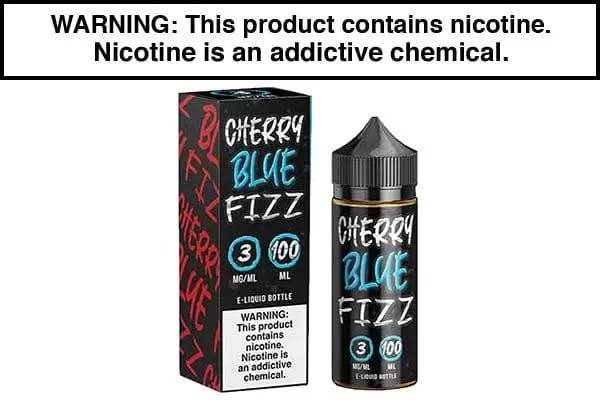 CHERRY BLUE FIZZ BY JUICE MAN 100ML - Vapejuice