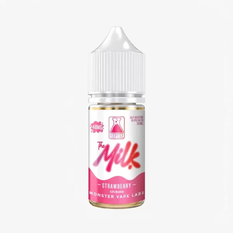 Strawberry Milk Nic Salt 30mL – 50/50 VG/PG - Image 2