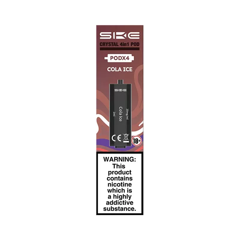 SKE Crystal 4in1 Cola Ice Pods (4 Pack) - Nicotine Strength#20mg (7C15E6)