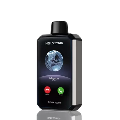 Hello Synix 30K 30000 Puffs Smart Disposable - 28mL - Spearmint