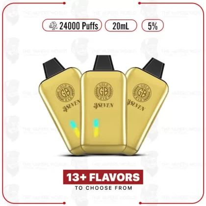 Gold Bar 24Seven 24K Puff Disposable - Thevapersworld