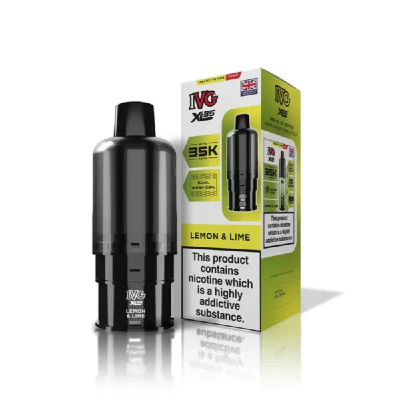 IVG XL 35k Refill Pods Lemon Lime - Nicotine Strength#20mg
