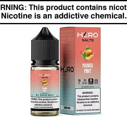 MANGO MINT BY HERO SALTS 30ML - Vapejuice