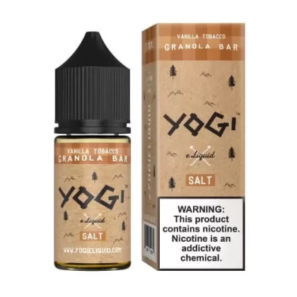 Yogi Salt E-Liquid – Vanilla Tobacco Granola Bar – 30ml