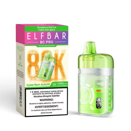Elf Bar BC Pro 80K Disposable Vape – Strawberry Kiwi Ice