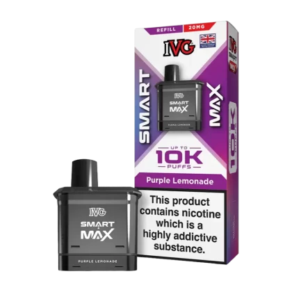 Purple Lemonade IVG Smart Max Refill Pack - 20mg - Vape Product (73EC7D)