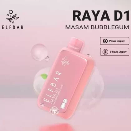 ElfBar Raya D1- Masam Bubblegum (13000 Puffs)