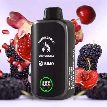 BIMO Turbo 20000 Puffs – Blackberry Cherry Pomegranate - Ozvapeone (90C47D)