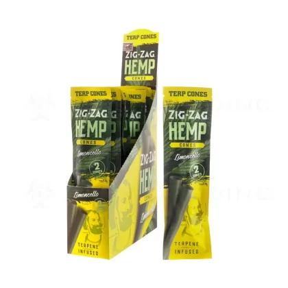 Zig-Zag® | Terp Cones 2-Pack | 104mm – Limoncello – 15 Count - Vape Store