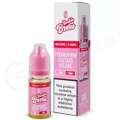 Strawberry Custard Deluxe Nic Salt E-Liquid by Double Brew - Ecigpremium