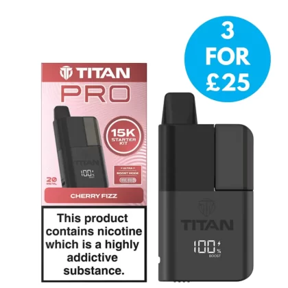 Titan Pro 15k 20mg (2%) Prefilled Pod Kit - Vape Co