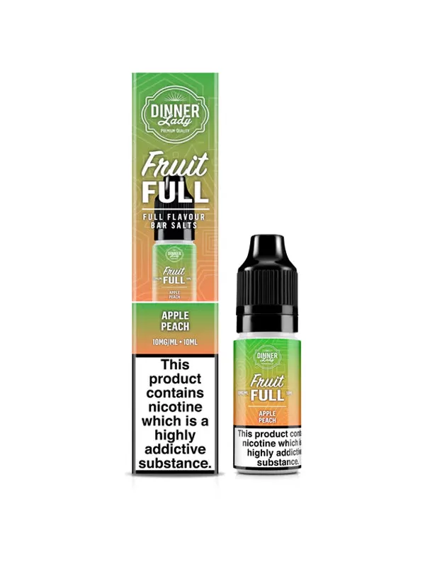 Apple Peach Fruit FULL Nic Salt E-Liquid by Dinner Lady - 10mg - Image 2