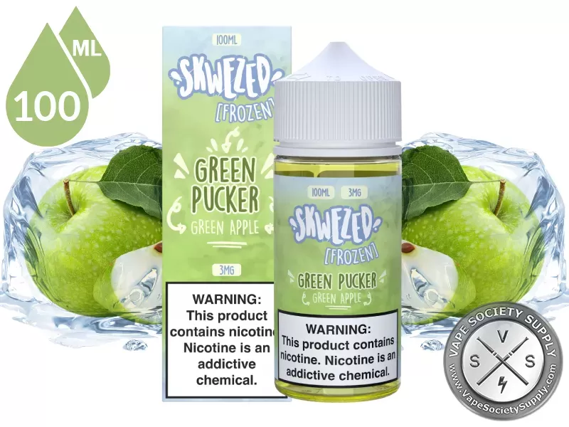 Green Apple Iced SKWEZED 100ml