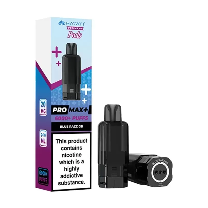 Hayati Pro Max 6000 Plus Prefilled POD ZERO NICOTINE - BLUEBERRY POMEGRANATE - Image 3