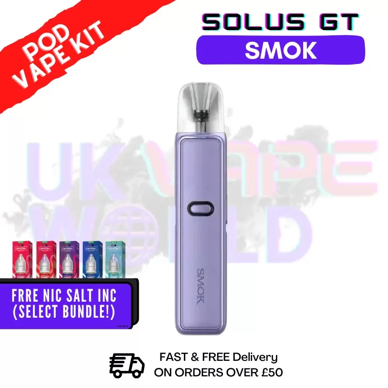 Pale Purple Leather Smok Solus GT Kit – £8.00