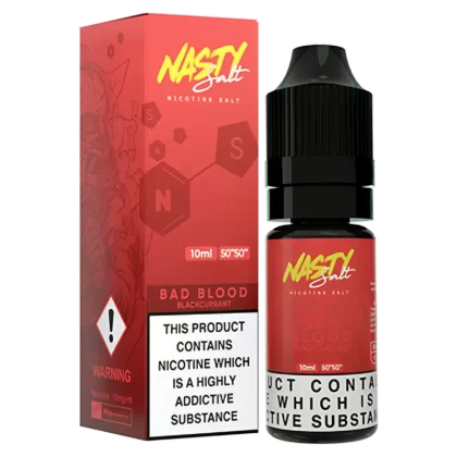 Bad Blood Nic Salt by Nasty Juice 10ml - 20mg - 20mg