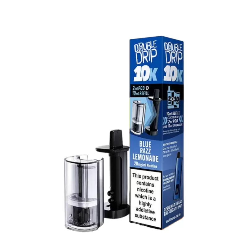 20mg (2%) Double Drip 10k Refill Pack - Vape Co - Image 3