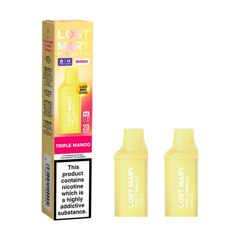 Triple Mango Lost Mary BM600 Pods - Vapeshop Co