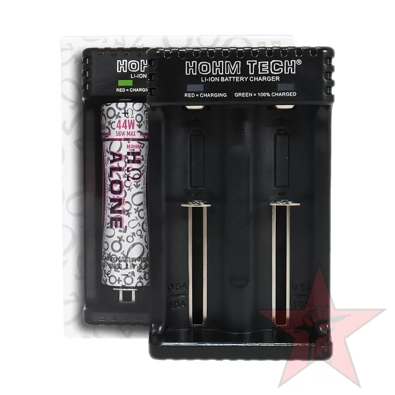 Hohm Tech Hohm School 2-Bay Charger - Redstarvapor