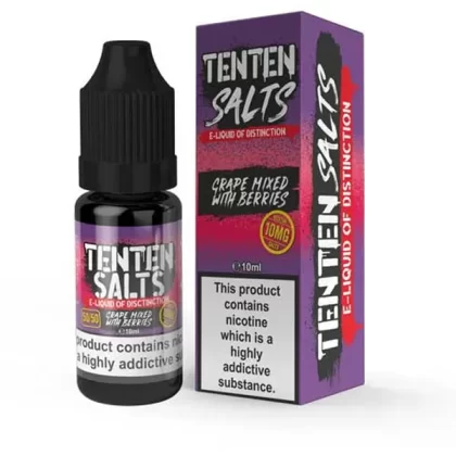Grape Mixed Mixed Berries TenTen Salts E-Liquid