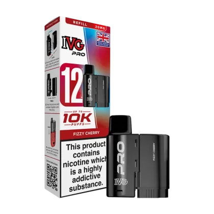 Fizzy Cherry IVG Pro 12 Refill Pack - 10mg