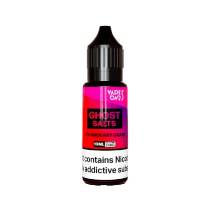 Vapes Bars Ghost Salts Strawberry Grape Nic Salt - 10 Pack - 10mg