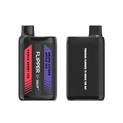 Triple Berry Ice + Grape Citrus Apple Ice – Flipper 12000 puffs By Slugger - Vapebazaar Pk