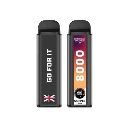 Skipper Turbo Disposable Vape – Blackcurrant Apple Peach Ice 50mg (10000Puffs) - Vapebar Pk