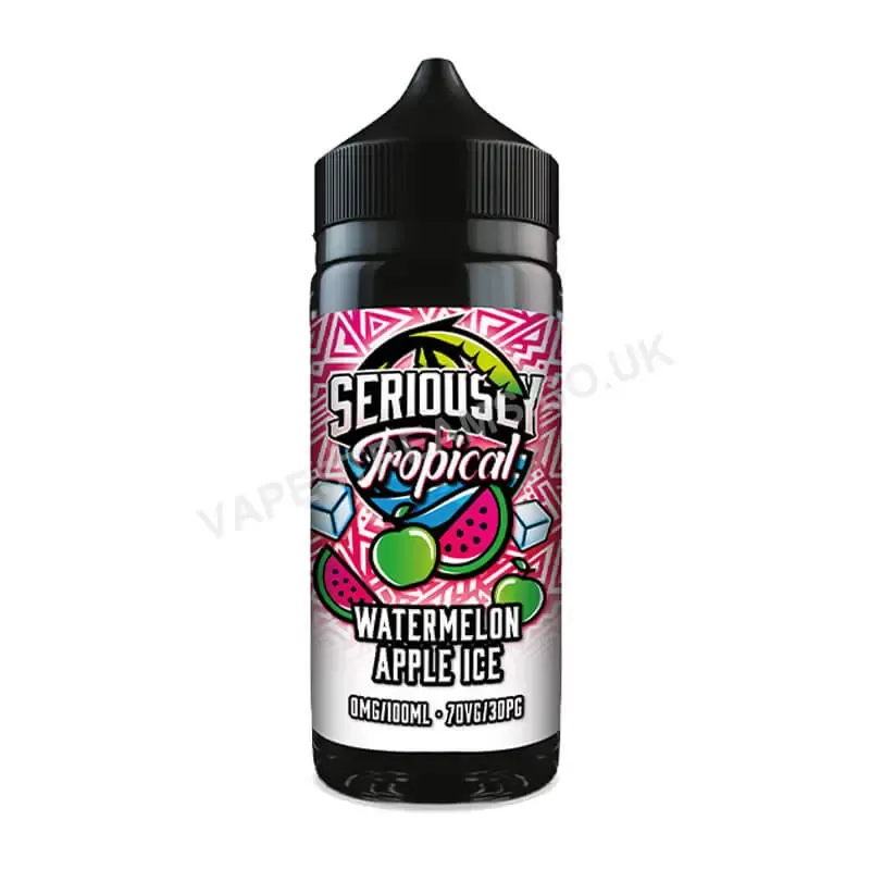 Watermelon Apple Ice E-Liquid Shortfill by Doozy Seriously Tropical - Vapestreams Co