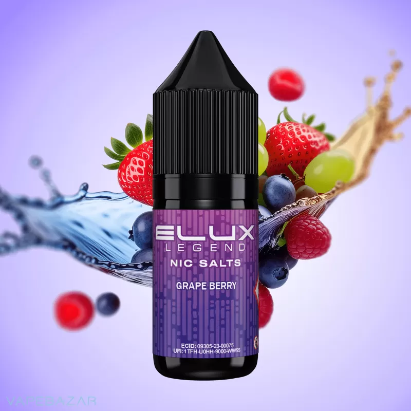 ELUX Legend Nic Salts – Grape Berry - Vapebazar