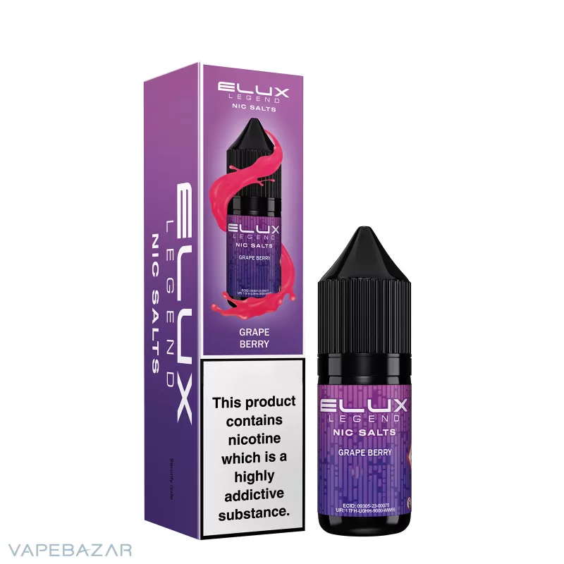 ELUX Legend Nic Salts – Grape Berry - Vapebazar - Image 3
