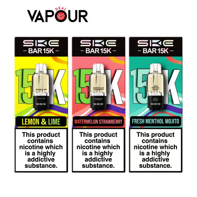 SKE Bar 15K Prefilled Pods - Mr Blue