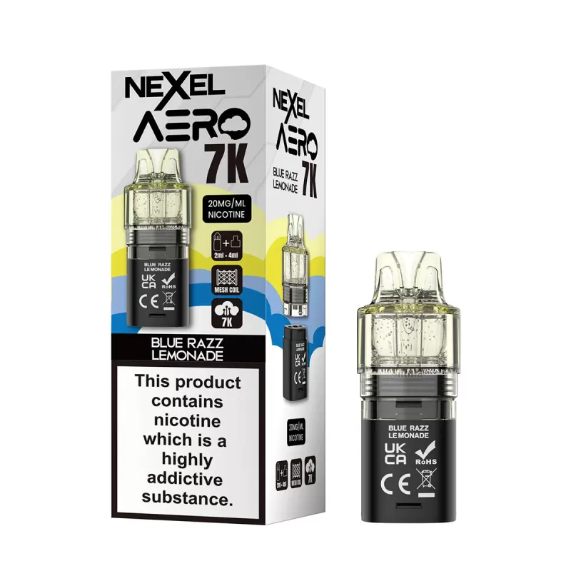 Nexel Aero 7K Puffs Prefilled Pods - Lemon Lime - Image 2