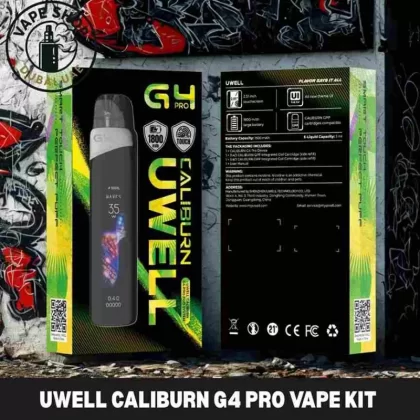 Uwell Caliburn G4 Pro Vape Kit 1800mAh 35W in Dubai UAE - Desert Gold, Fantasy Pink (076F58)