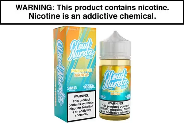 PINEAPPLE MANGO ICED BY CLOUD NURDZ 100ML - Vapejuice