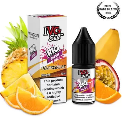 IVG Rio Rush Nic Salt E-Liquid - 20mg