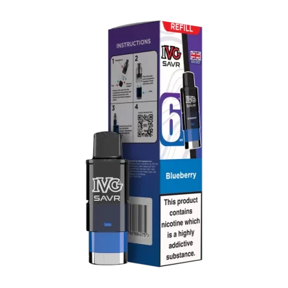 Blueberry IVG SAVR Refill Pack - 20mg - Vape Product (332166)