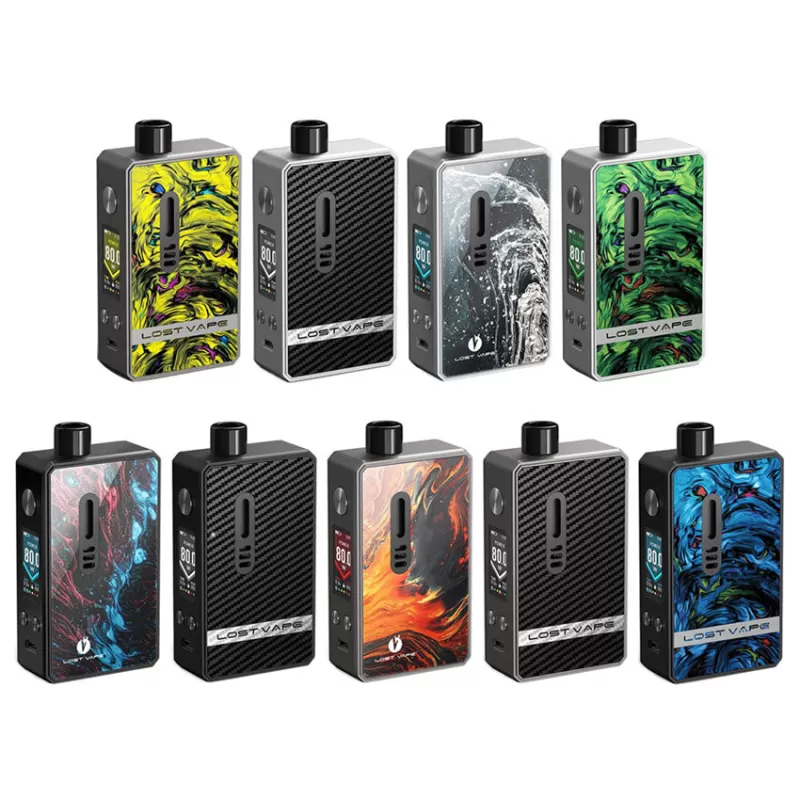 Lost Vape Gemini Hybrid Pod Mod Kit 80W - Gunmetal Crater