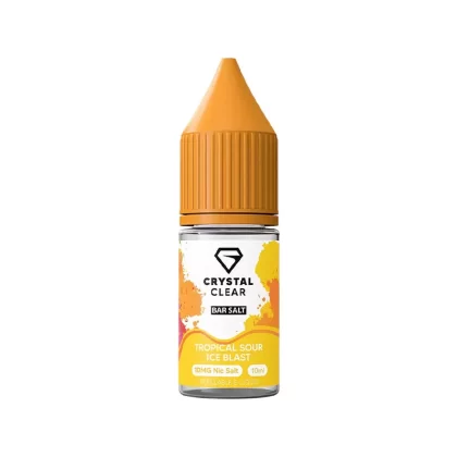 Crystal Clear Bar Salts Tropical Sour Iced Blast Nic Salt Vape Juice