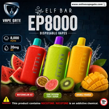 Elf Bar EP8000 Disposable Vapes 8,000 Puffs - Watermelon / 20 mg