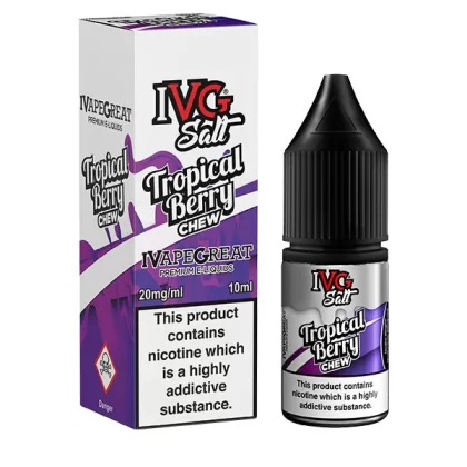 IVG Tropical Berry Chew Nic Salt E-Liquid - 10mg