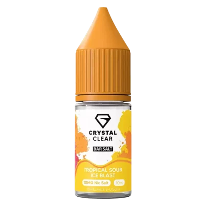 Crystal Clear Tropical Sour Ice Nic Salt Vape juice 10ml