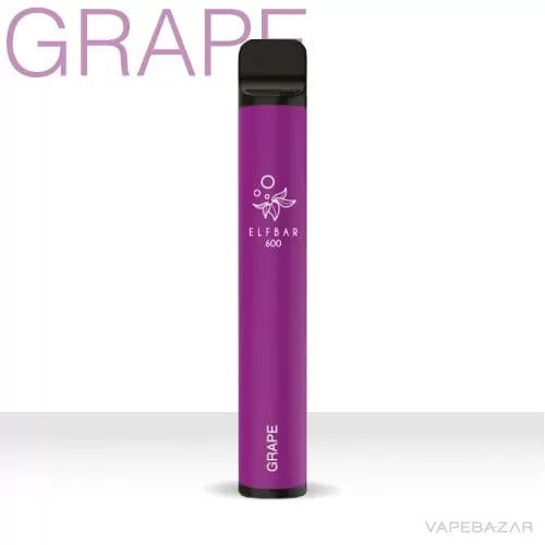 ELF BAR 600 – Grape - Traube / Elf Bar / 20mg/ml / 550 mAh / Propylenglykol / pflanzliches Glycerin / Aromastoffe / Nikotin / ca. 600 - Image 2